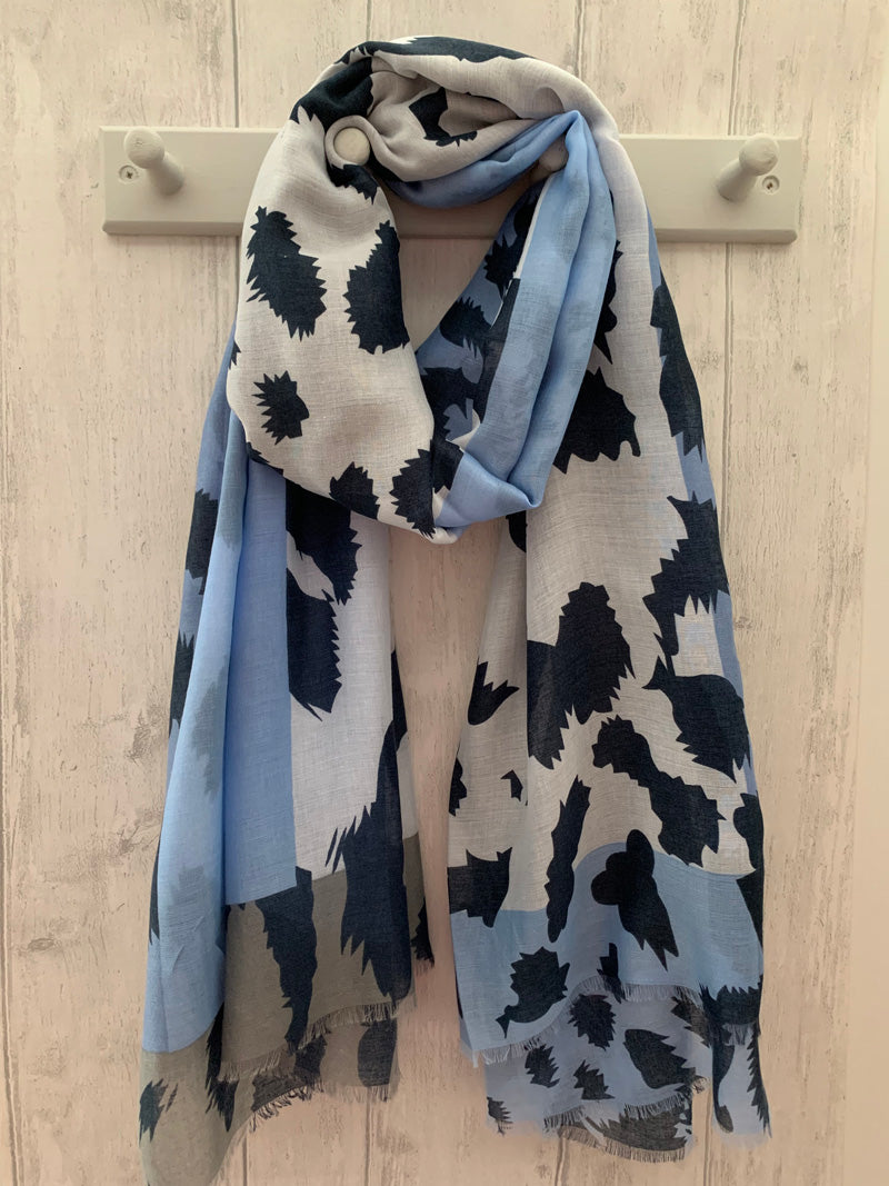Roxy Print Scarf Blue