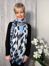 Roxy Print Scarf Blue