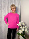 Cathy Star Sweater Fuchsia