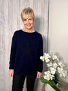 Cathy Star Sweater Navy