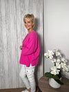 Cheri Box Top Fuchsia