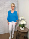 Coco Sweater Turquoise Blue