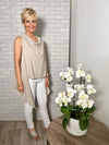 Jill Cowl Neck Tunic Stone