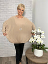 Suzanne Box Fit Pocket Sweater Black