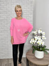 Suzanne Box Fit Pocket Sweater Black