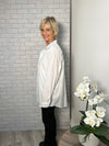 White Cotton Layering Shirt