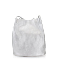Emma Bucket Handbag Silver