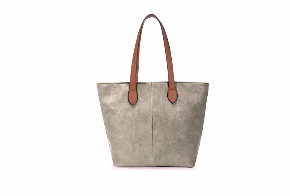 Emily White Shopper Handbag