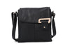 Hannah Black Crossbody Handbag