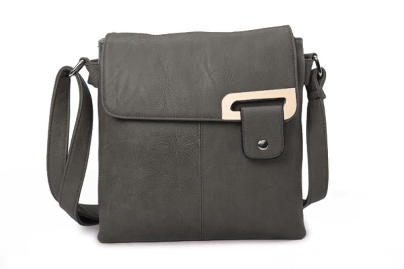 Hannah Grey Crossbody Handbag